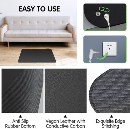 Grounding Mat, Grounding Mat for Bed 23.6 * 35.4. Earth Mat Grounding Pad, Grounding at Home